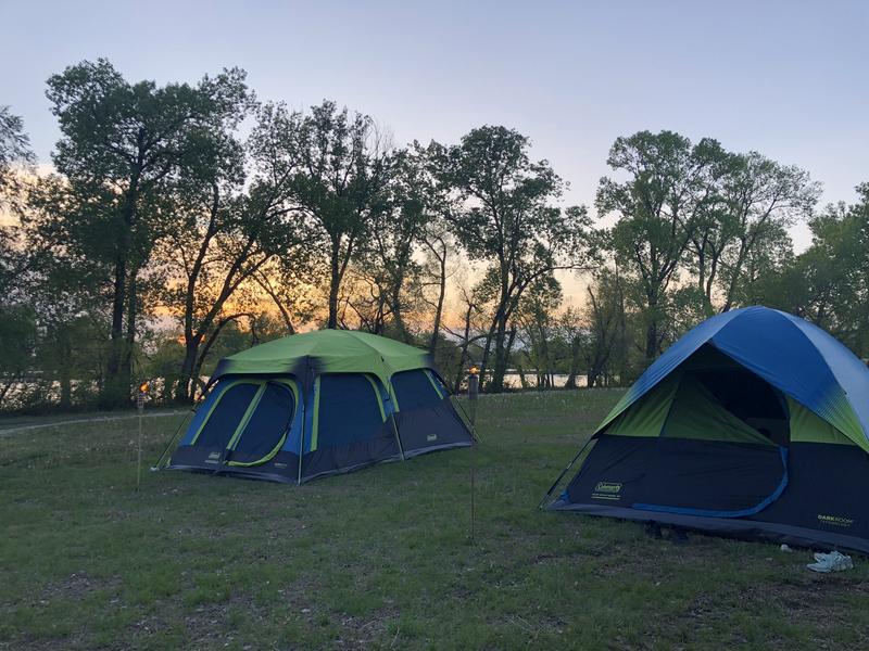 Coleman dark clearance room tent costco