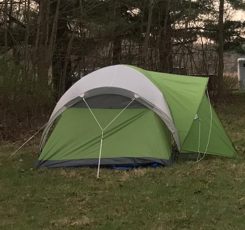 6-Person Montana™ Cabin Camping Tent with Extended Awning | Coleman