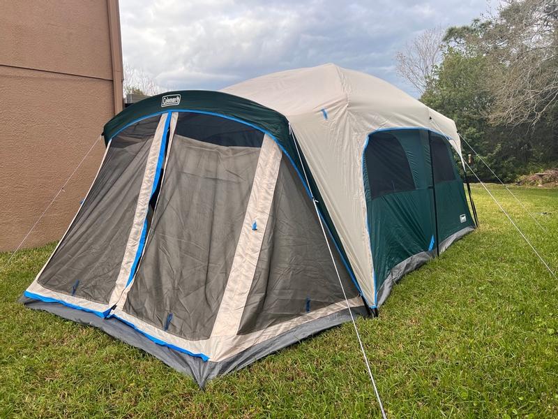 8 Person Family Camping Tent with Screen Porch