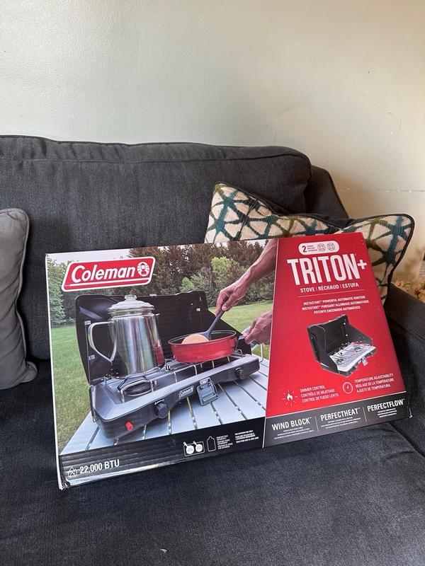Amazon.com: Coleman Triton+ 2-Burner Propane Camping Stove