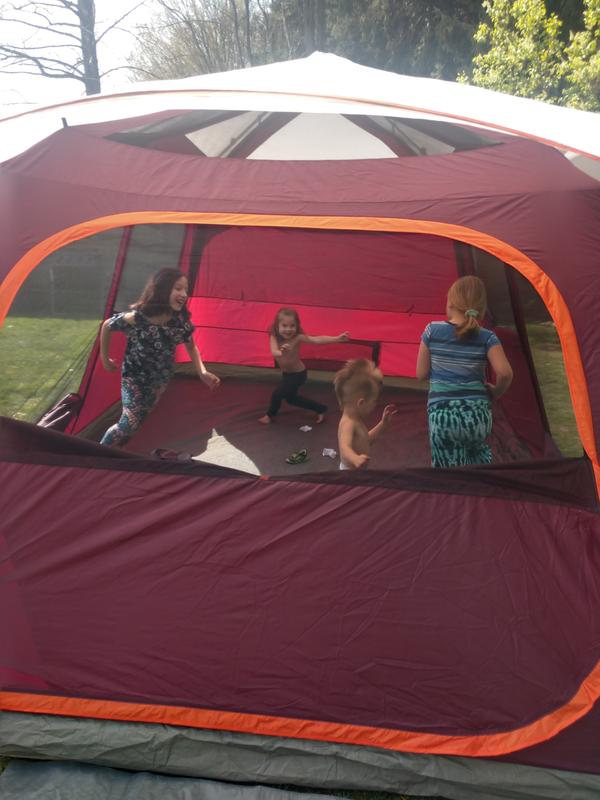 Roomy enough to use as a track for my kids to run!