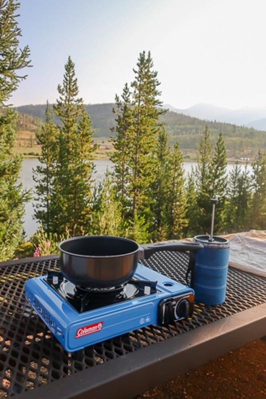 Coleman 1-Burner Propane Electronic Steel Outdoor Stove