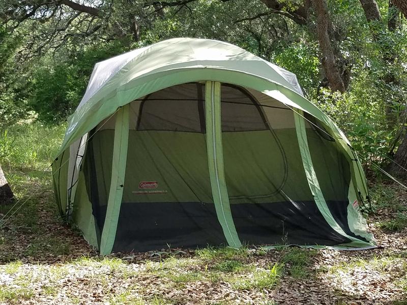 Coleman evanston shop 8 screened tent