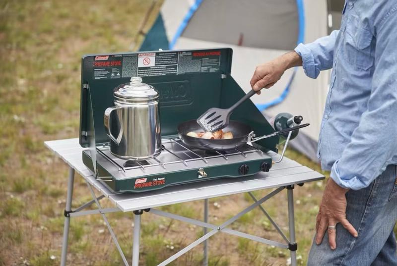Coleman 2-Burners Propane Manual Steel Outdoor Stove Coleman 2-Burners Propane Manual Steel Outdoor Stove