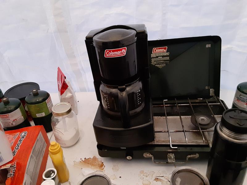 Coleman camping drip outlet coffee maker