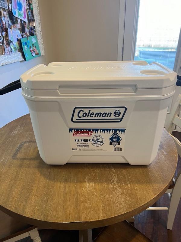 Coleman Coleman 316 White 52-Quart Insulated Marine Cooler
