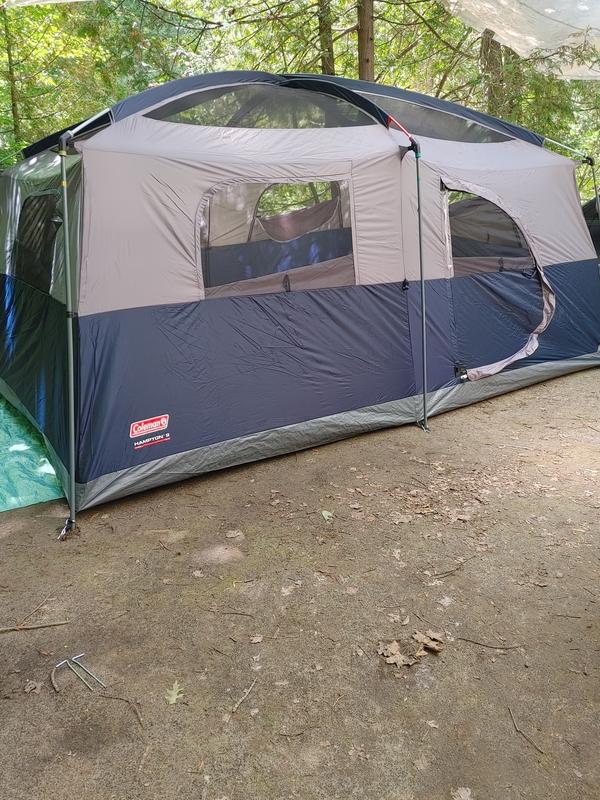 CORE Straight Wall 14 x 10 Foot 10 Person Cabin Tent with 2 Rooms