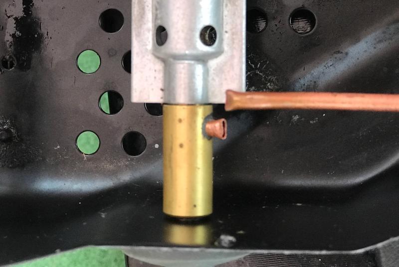 Broken copper tubing supply line as if cut!!