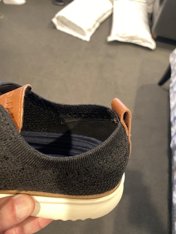 Top of shoe pushes into back of Heel
