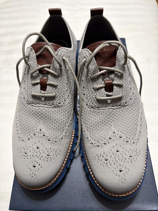 靴 COLE HAAN GRAND+ STITCHLITE WINGTIP OX Men's ZERØGRAND Remastered Stitchlite™ Wingtip Oxfords in Black