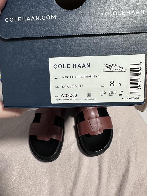 [COLE HAAN]25SS★韓国人気★MARLEE FISHERMAN FOOTBED SANDALS Women's Marlee Fisherman Footbed Sandals in Dark Brown