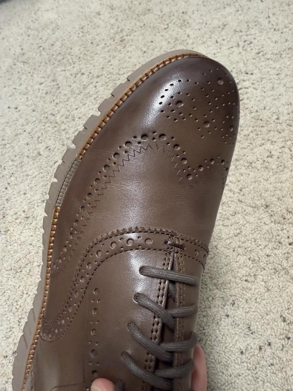 Men's ZERØGRAND Remastered Wingtip Oxfords in Gray Cole Haan