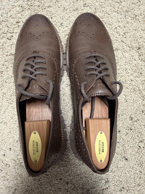 Men's ZERØGRAND Remastered Wingtip Oxfords in Gray Cole Haan - Main Image