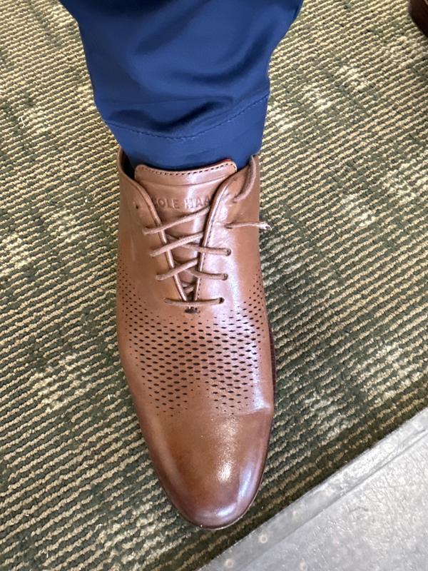 Cole Haan Men's Washington Grand Laser Wingtip Oxfords - Macy's