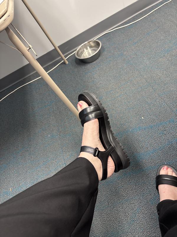 Women's ZERØGRAND Ankle Strap Sandals in Black | Cole Haan