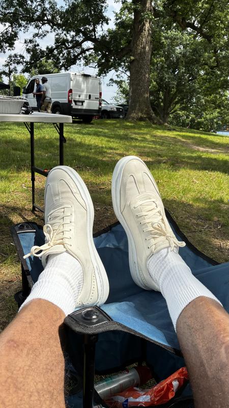 Men's GrandPrø Rally Canvas T-Toe Sneakers in White | Cole Haan