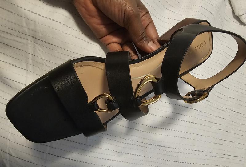 Women's Lyanna Link Sandals in Black | Cole Haan