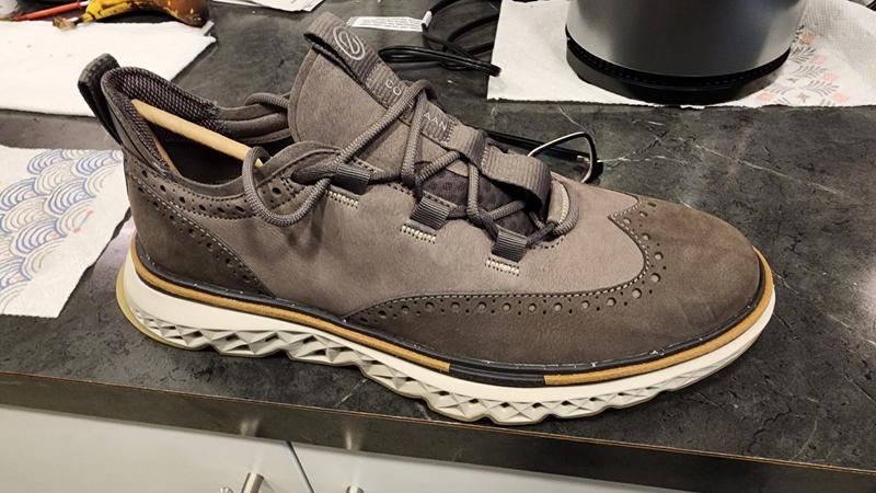 靴 COLE HAAN ZEROGRAND 25.5 ZG EON WING OX Men's 2.ZERØGRAND Laser Wingtip Oxfords in Black | Cole Haan