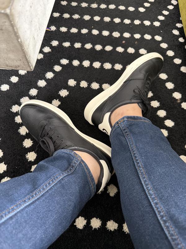 Men's Grand Crosscourt Daily Court Sneakers in Black | Cole Haan