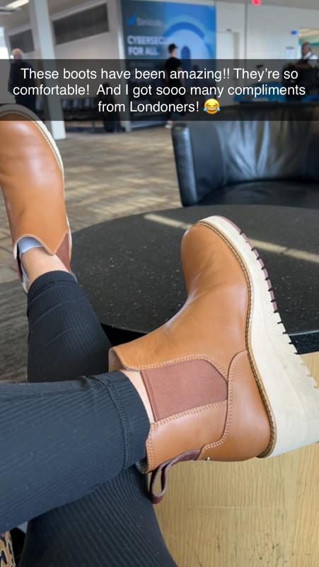 【Cole Haan】Women's ZEROGRAND City Wedge Chelsea Boot Women's Cole Haan Zerogrand City Wedge Boot | Zappos.com