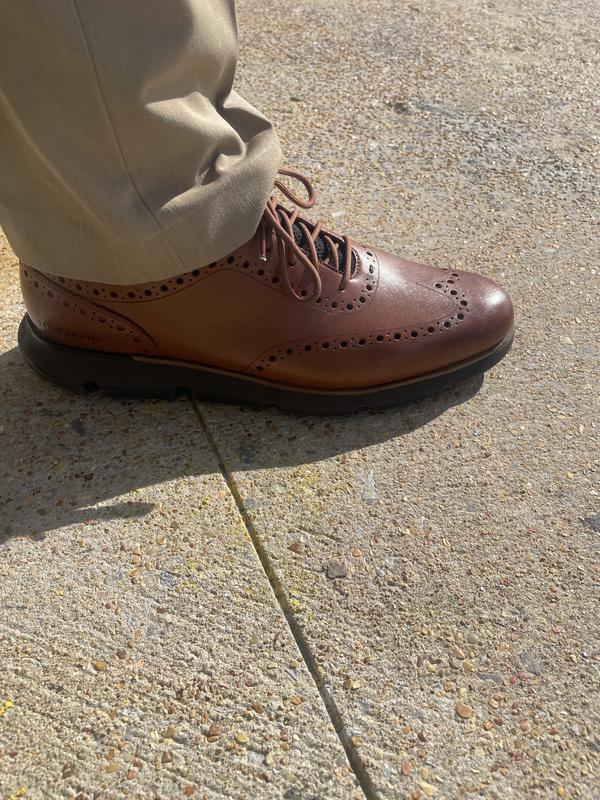 Men's 4.ZERØGRAND Wingtip Oxfords in Black | Cole Haan