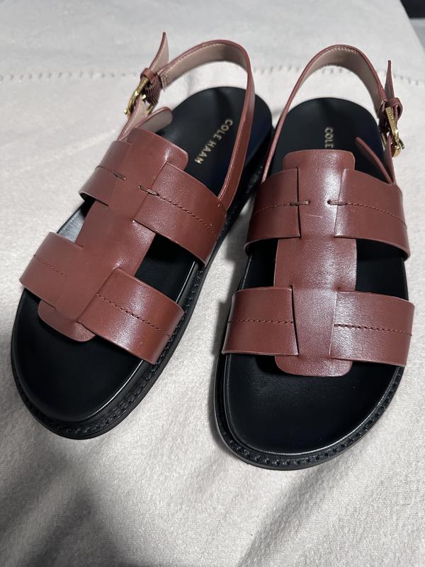 [SAEL!!] ★Cole Haan Marlee Fisherman★ サンダル Women's Marlee Fisherman Footbed Sandals in Dark Brown