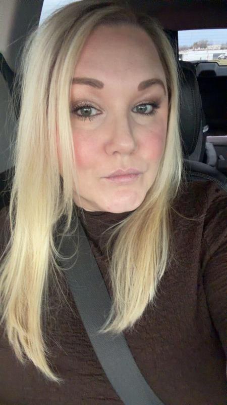 Customer photo for "Cream blush sunscreen."