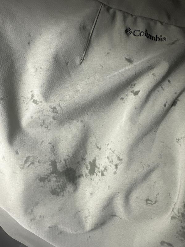 Melted fabric from dryer