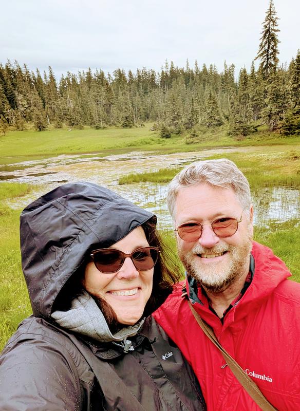 Out and about in Alaska on a cool, drizzly, and drippy morning