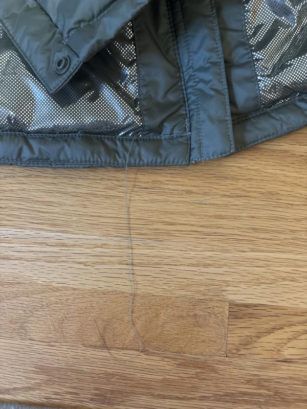 Customer photo for "Loose threads EVERYWHERE"