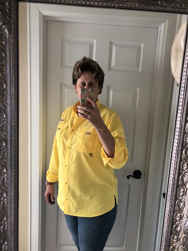 Love the Women's Bahama, XL for it's generous fit, and length!