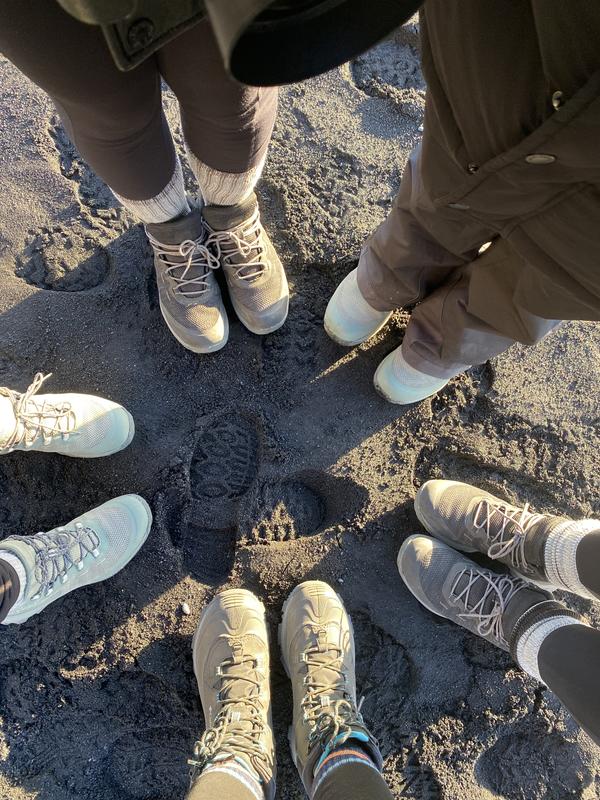 The Columbia boots are the one at the bottom! They were also the only hiking boots approved by our glacier hiking guide. Every other person with different boots had to get a rental boot