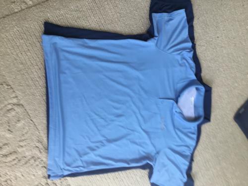 The light blue fits perfectly - the dark blue is the reviewed product.