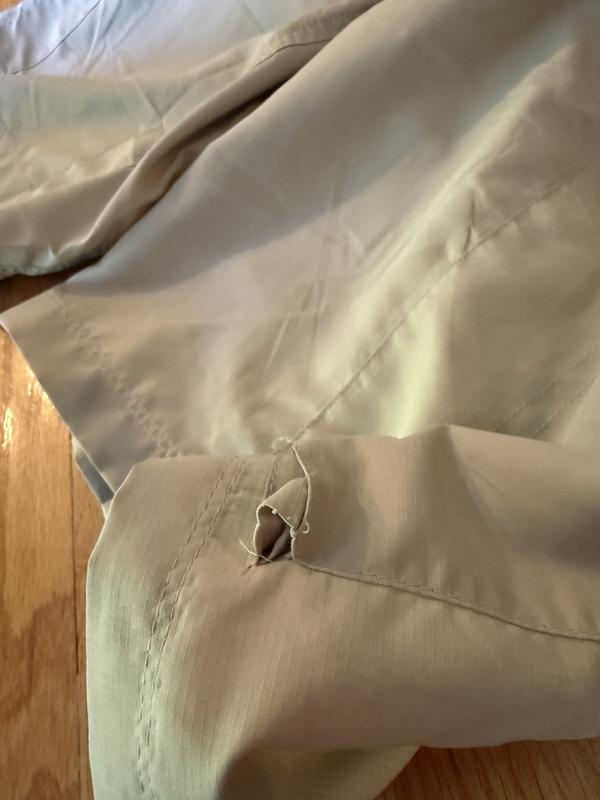 Poor stitching