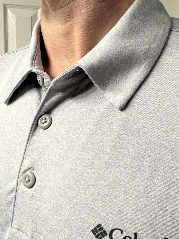 Buttons and collar.