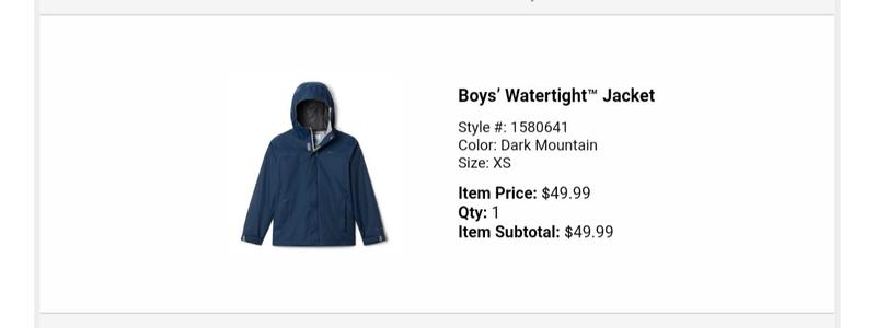 Photo submitted with review of product