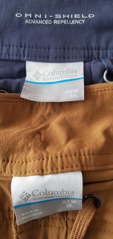 Same size, and inch smaller