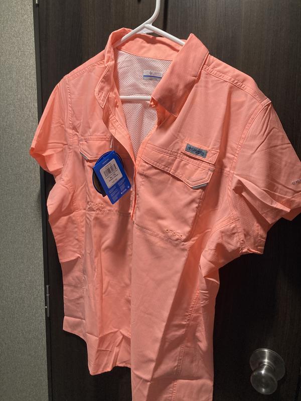 JH Columbia Shirt Short Sleeve Coral