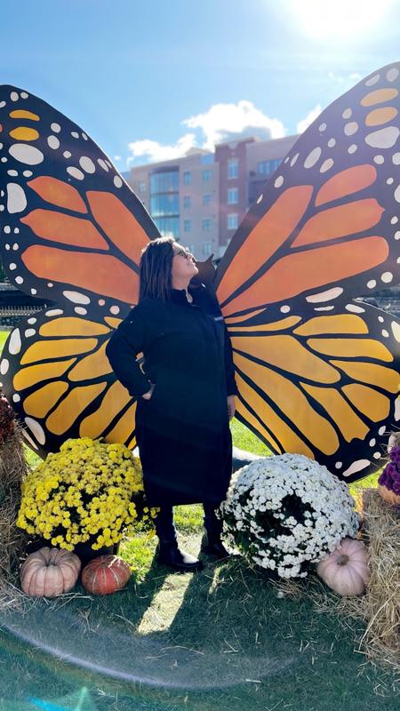 Wore it to our local fall festival. Kept me warm.