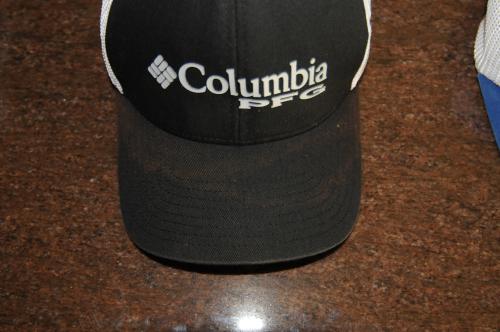 Columbia PFG Fish Flag Mesh FlexFit Hat - Cocoa Butter Yellow - Hibbett