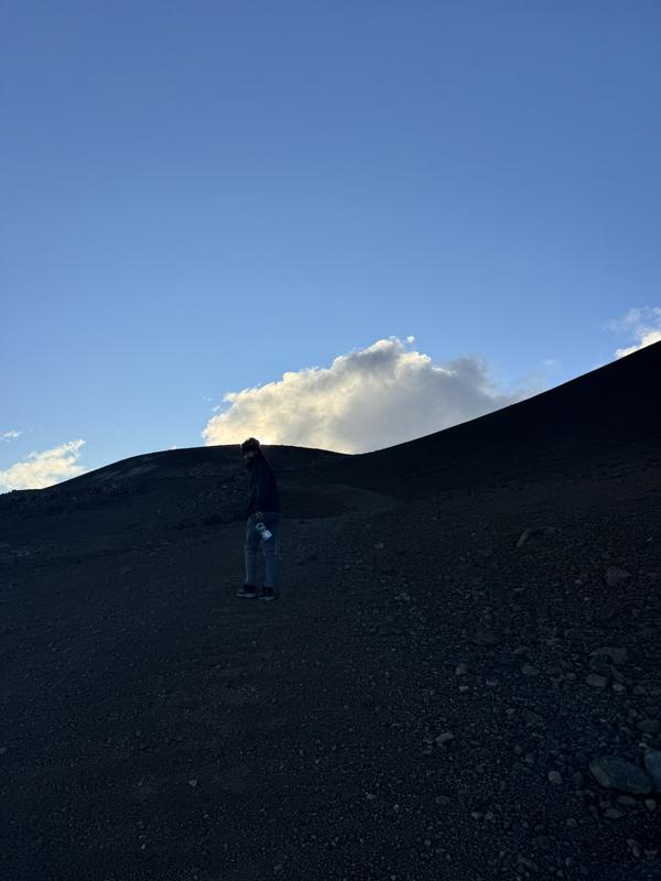 On the summit of Mauna Kea Hawaii