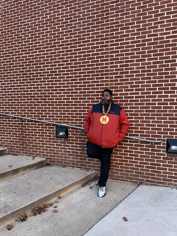 At my son’s college football game. Go Terps‼️