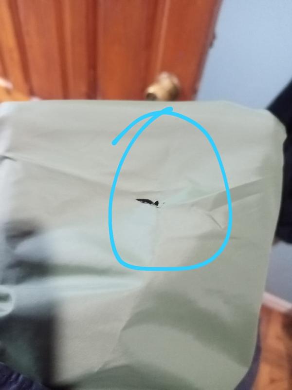 Photo submitted with review of product
