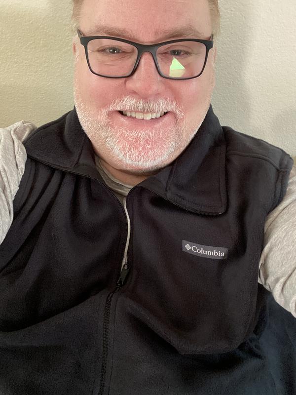 Watching football in my vest