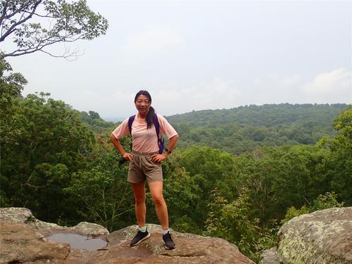 Hiking at Shawnee National Forest Garden of Gods