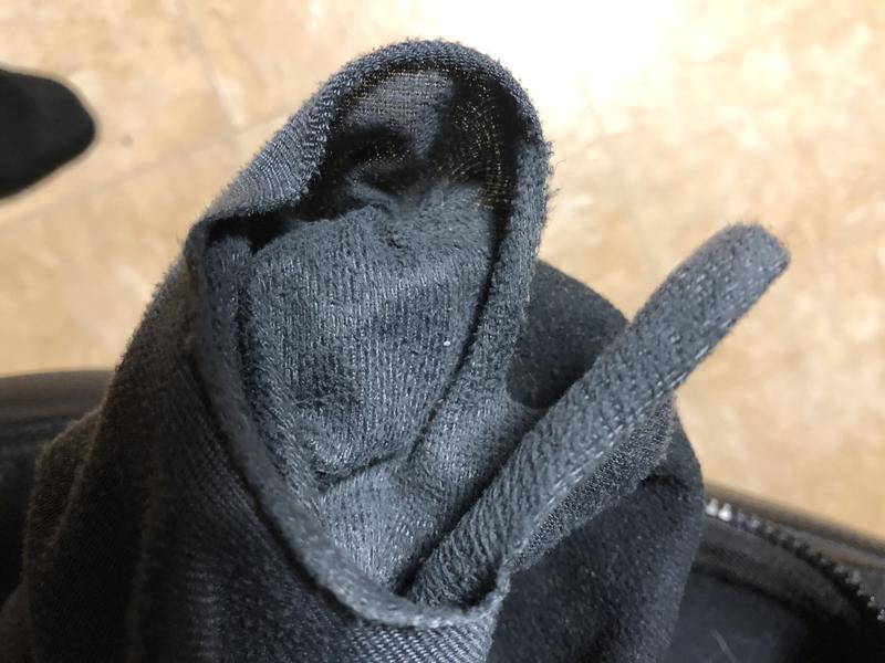 Hole for me to get my phone....