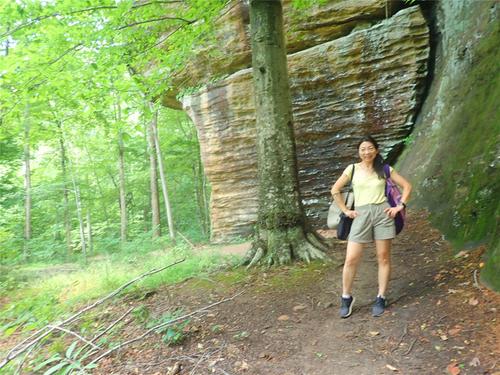 hiking at Shawnee National Forest Bell Smith Spring