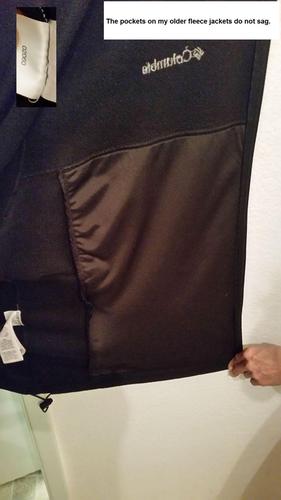 old jacket pockets do not sag
