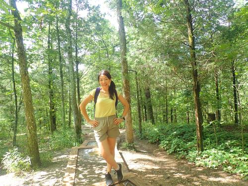 hiking at Shawnee National Forest Bell Smith Springs