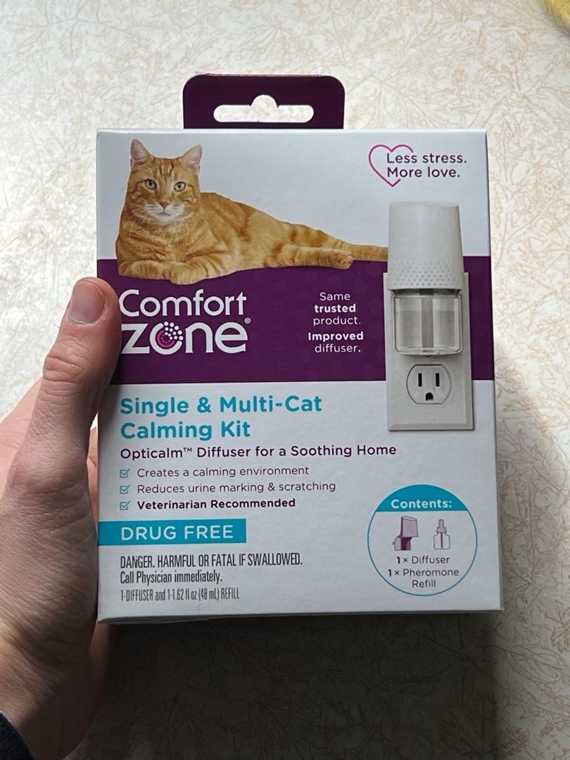 Comfort Zone Single Multi Cat Calming Diffuser Kit for a Soothing Home 96ml Pack of 2 Petco